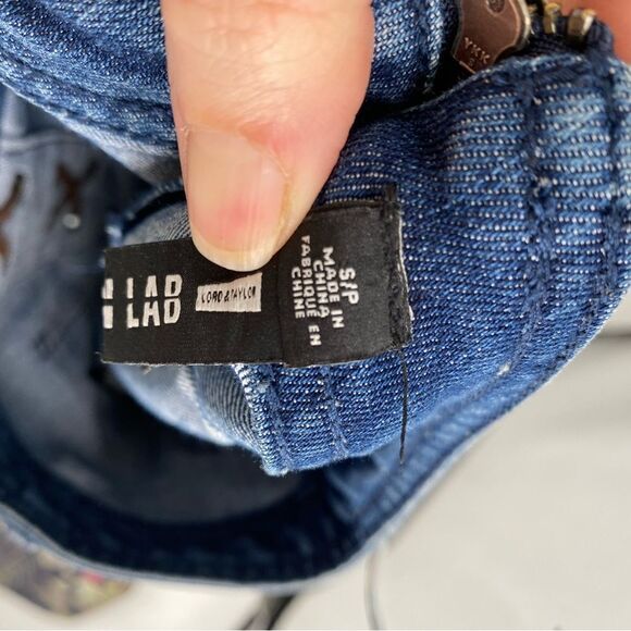 Design Lab Women’s A Line Mini Denim Skirt size S - Picture 4 of 4